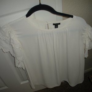 Ann Taylor flutter sleeve top new without tags
